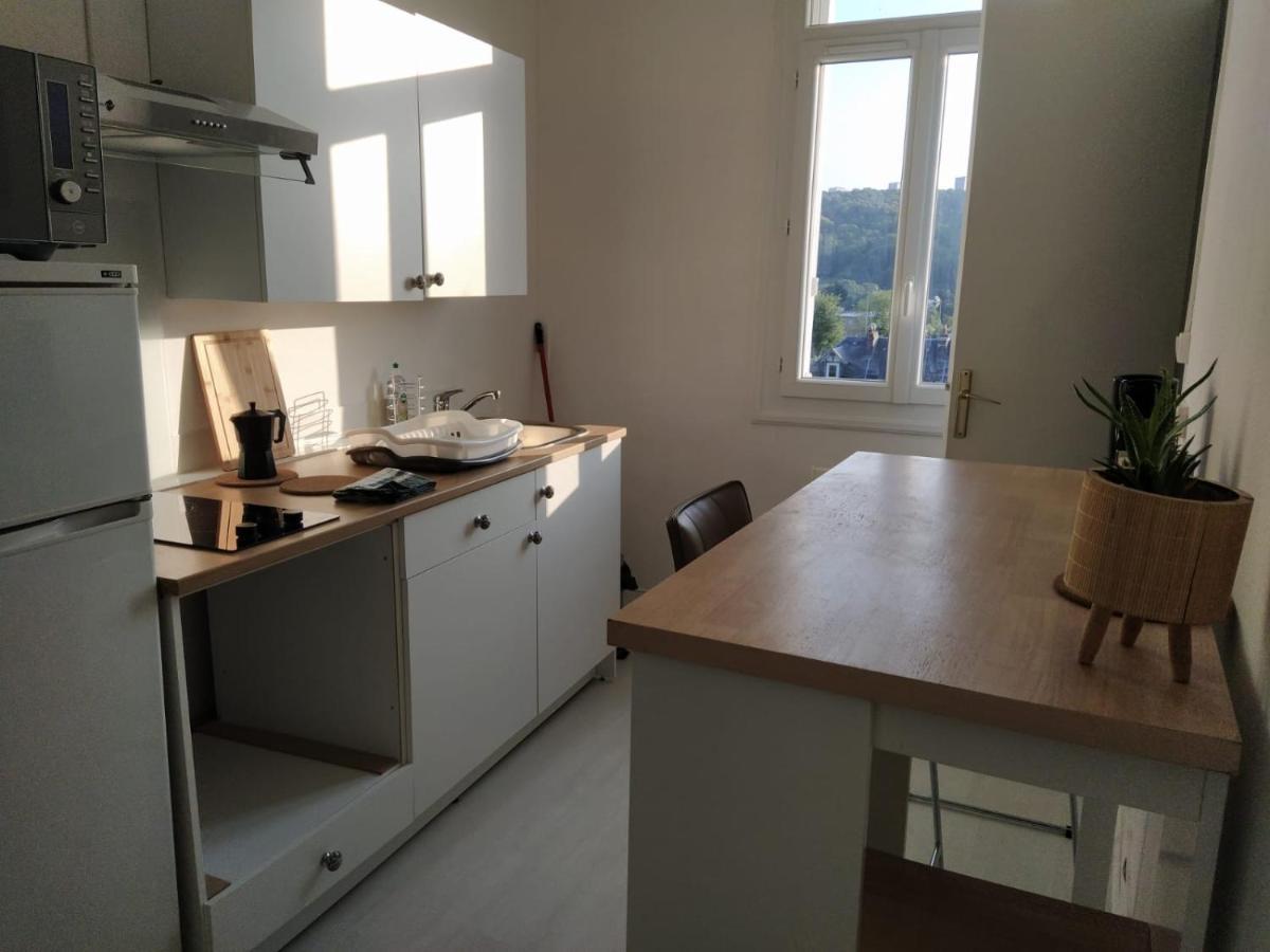 Appartamento Le Nid Normand Avec Terrasse - Stationnement Facile Et Gratuit - 5 Min Seine Deville-les-Rouen Esterno foto